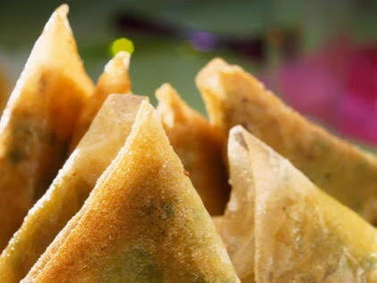 Samoussa poulet fumé